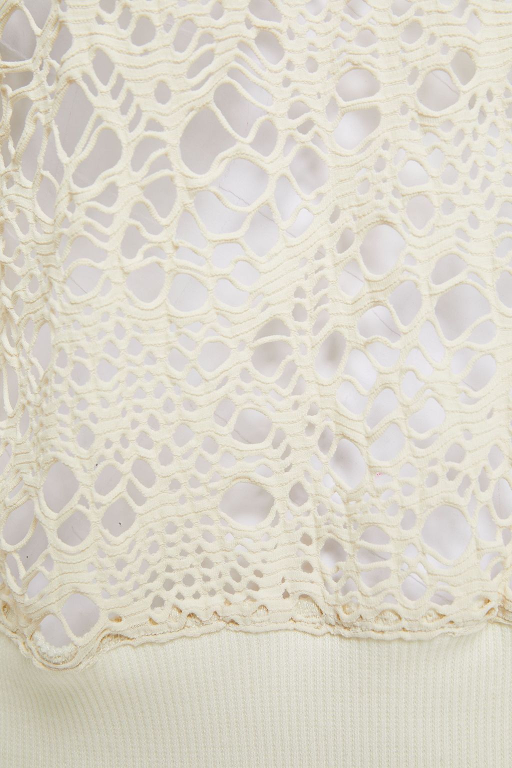 TWENTY MONTRÉAL Laser-cut stretch top