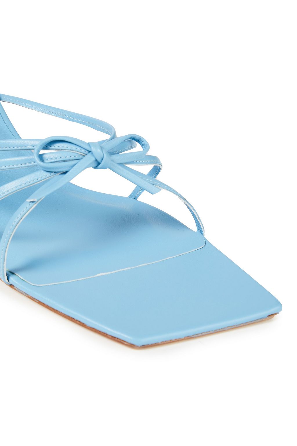 BY FAR Marissa bow-embellished leather mules