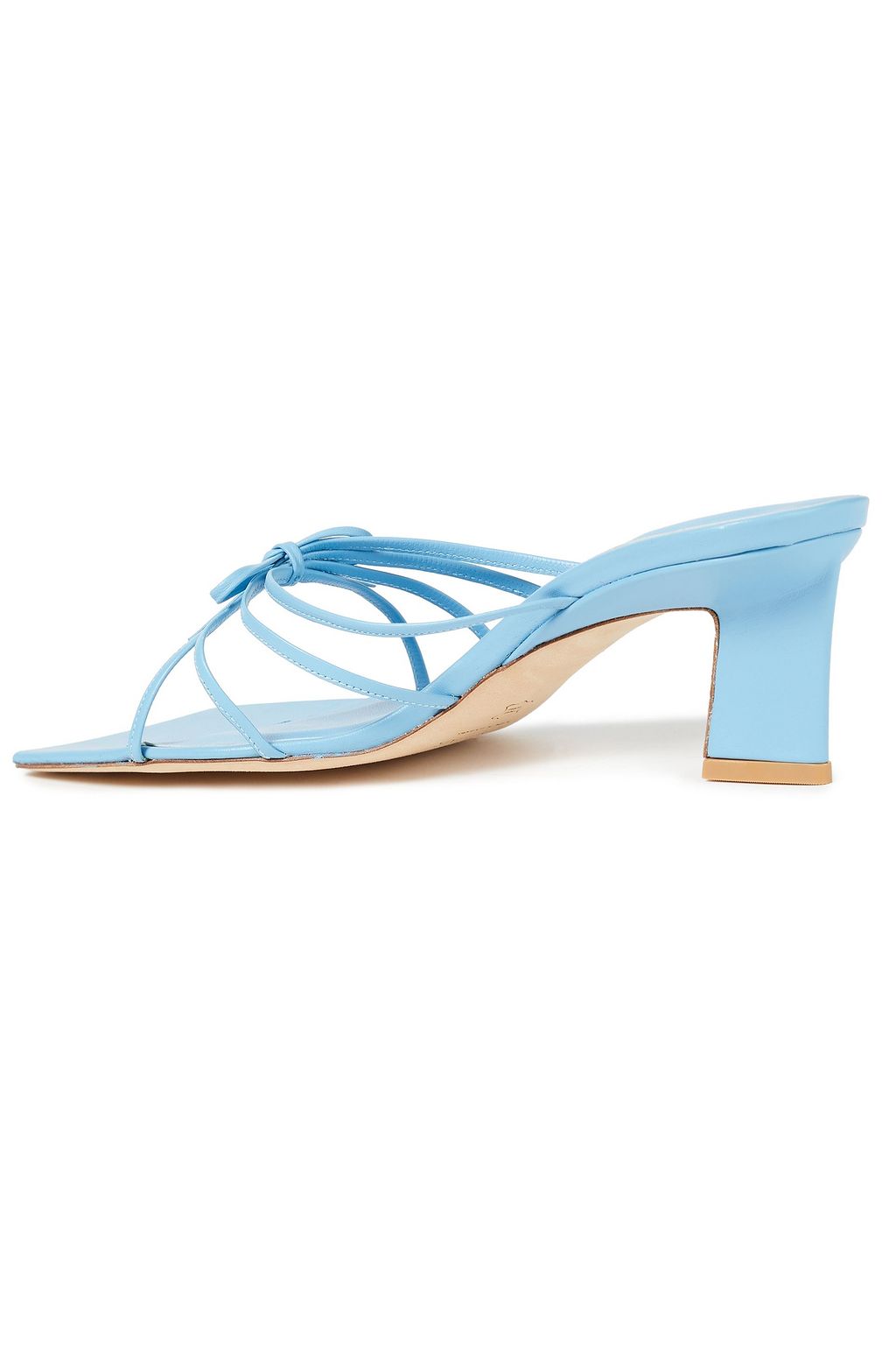 BY FAR Marissa bow-embellished leather mules