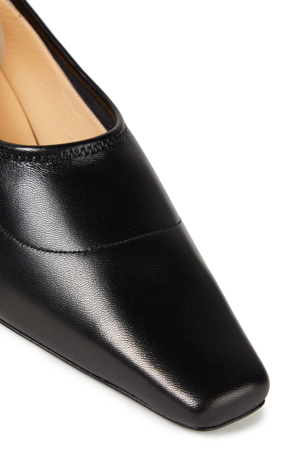 BY FAR Harper leather pumps