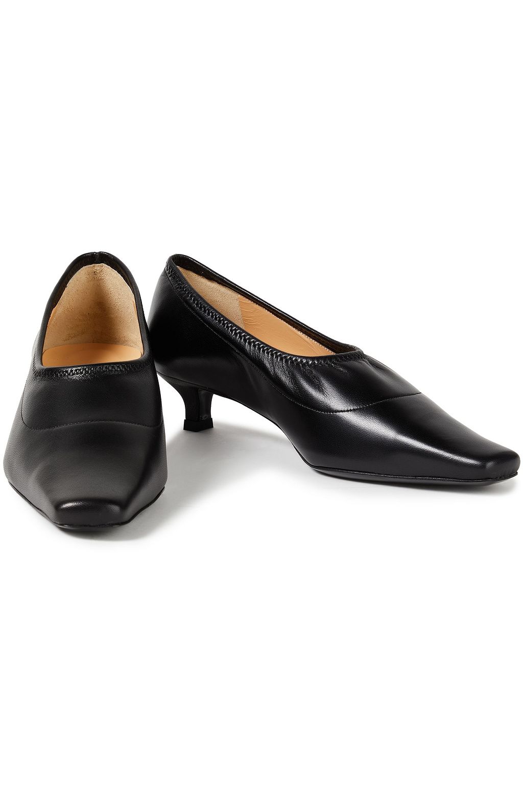 BY FAR Harper leather pumps