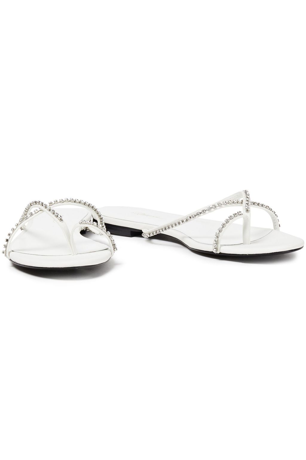 3.1 PHILLIP LIM Kiddie crystal-embellished leather sandals