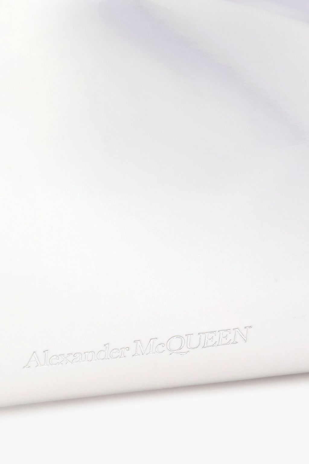 MCQUEEN Pochette aus verspiegeltem Kunstleder