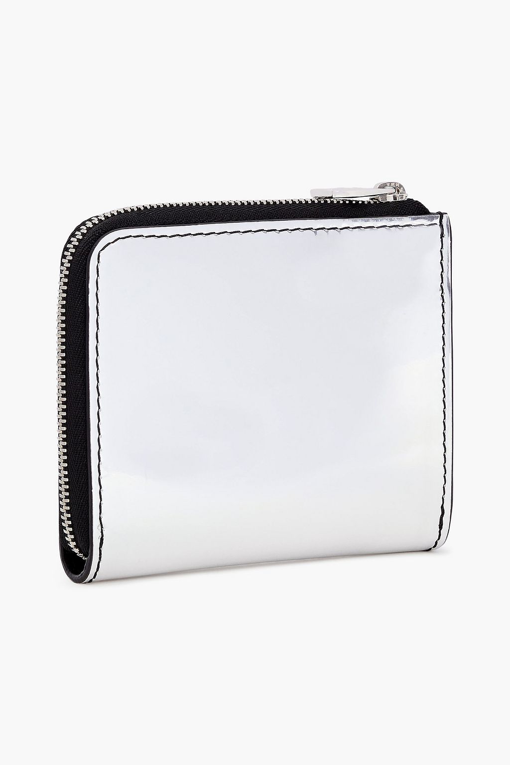 MCQUEEN Pochette aus verspiegeltem Kunstleder