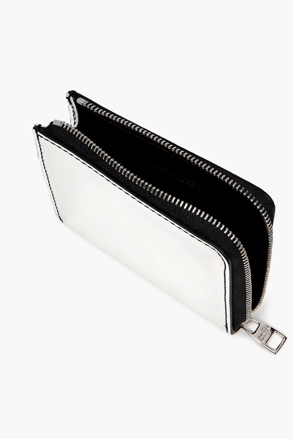 MCQUEEN Pochette aus verspiegeltem Kunstleder
