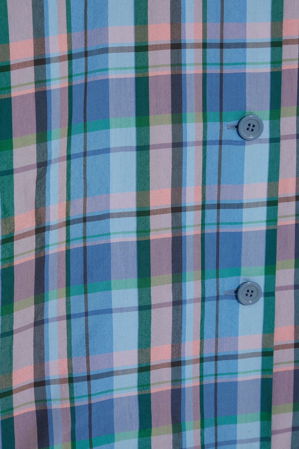 ISABEL MARANT Venice checked cotton-blend shirt