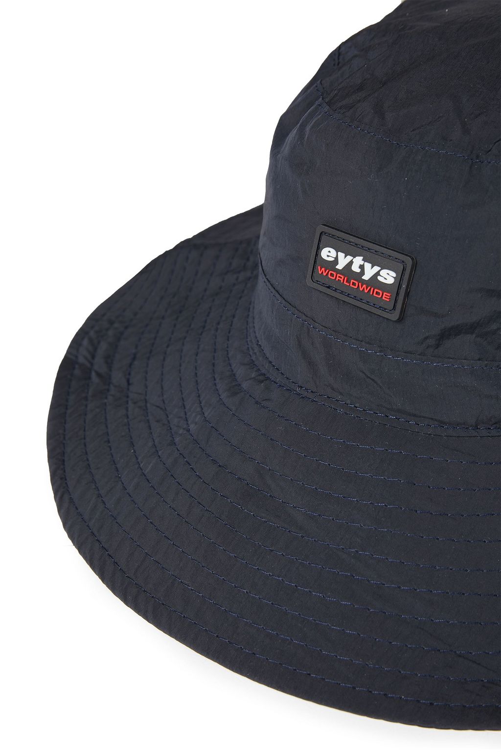 EYTYS Appliquéd cotton-twill bucket hat