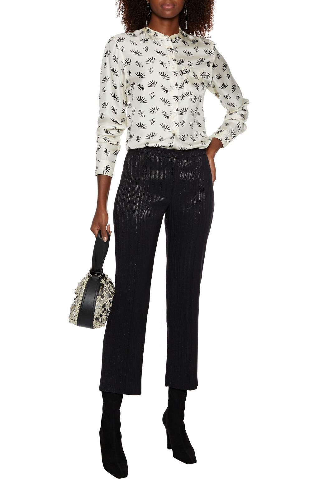 ISABEL MARANT Usak floral-print silk-twill shirt