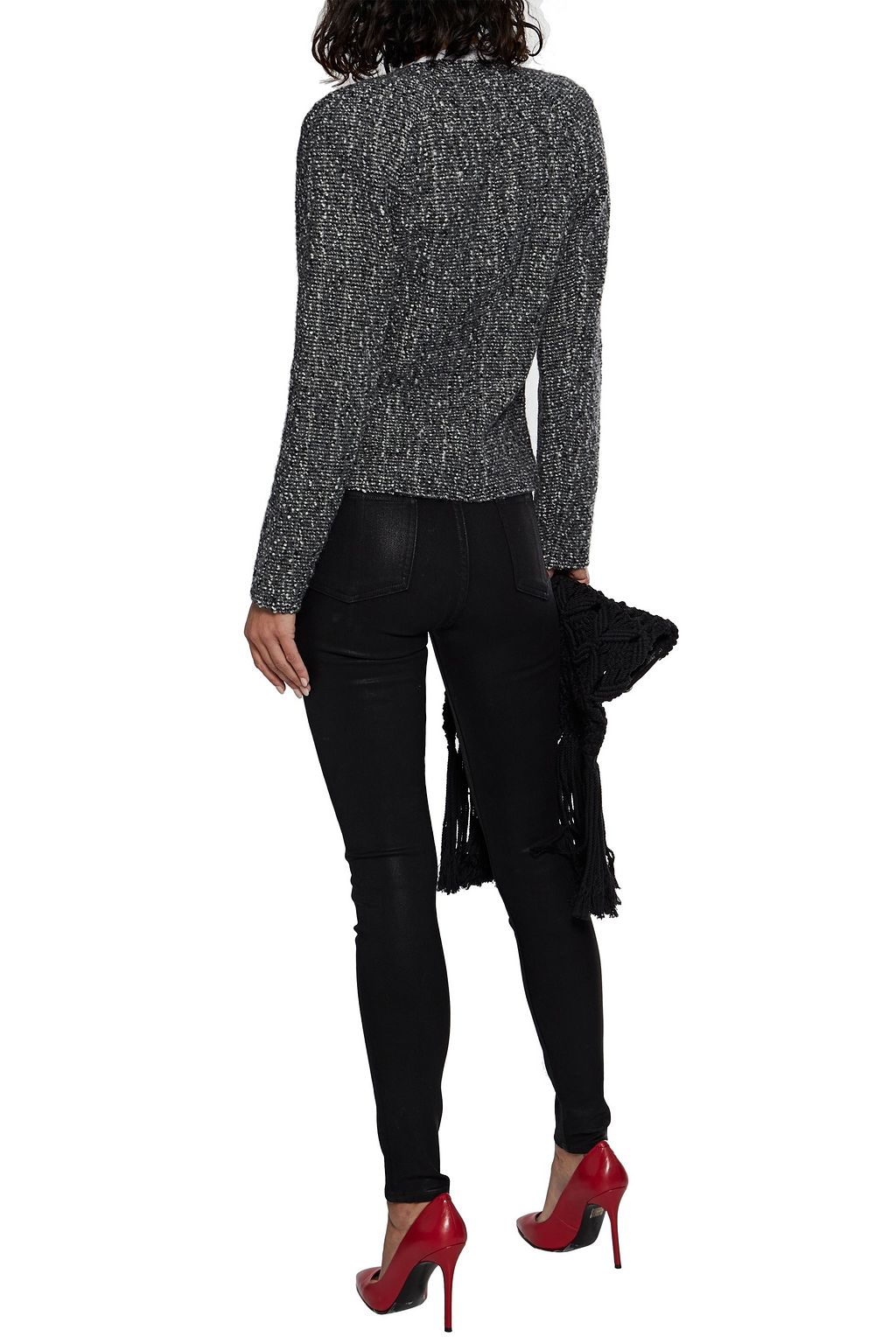 ISABEL MARANT Helba alpaca and wool-blend bouclé-tweed jacket