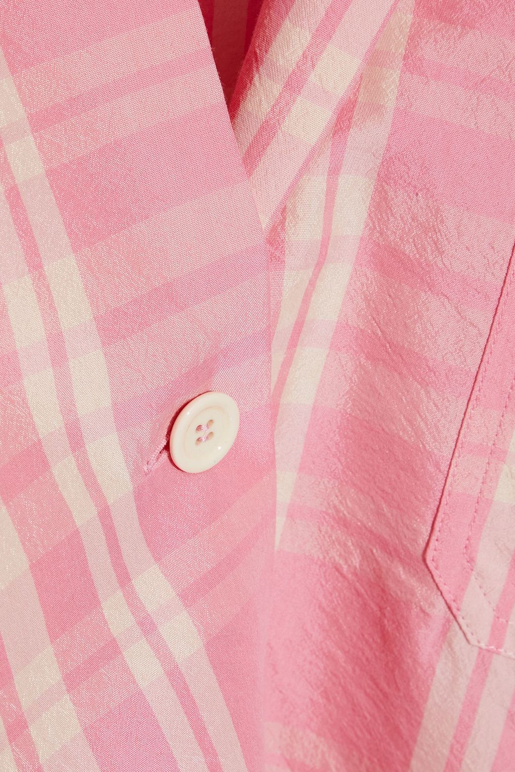 ISABEL MARANT Venice checked cotton-blend shirt