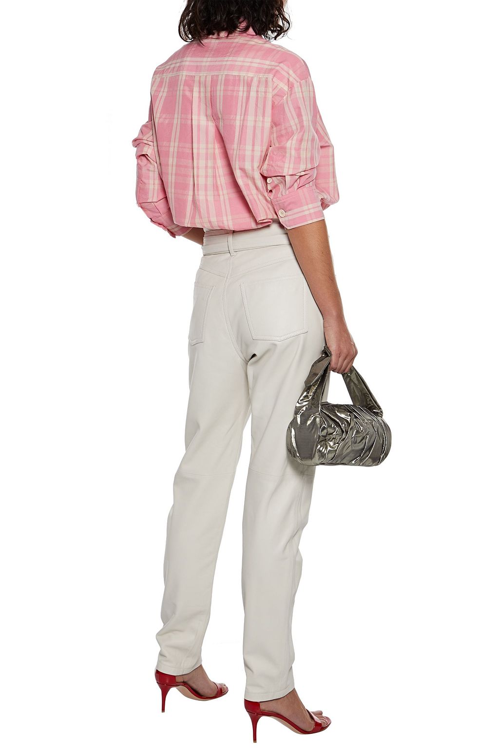 ISABEL MARANT Venice checked cotton-blend shirt