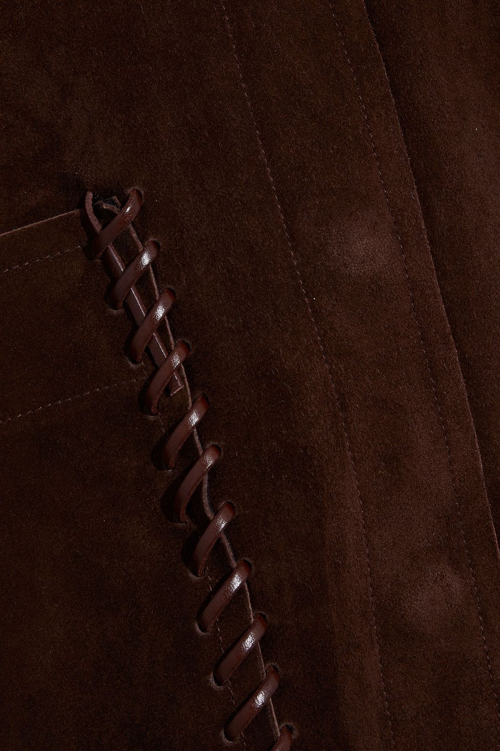 ACNE STUDIOS Whipstitched suede jacket