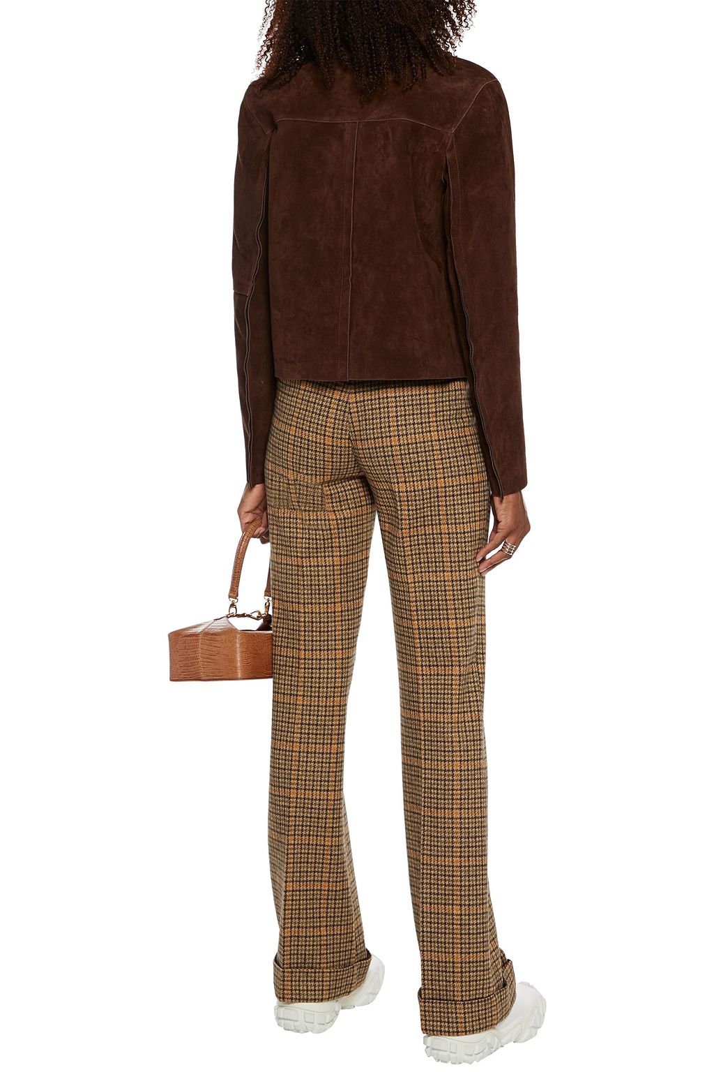 ACNE STUDIOS Whipstitched suede jacket
