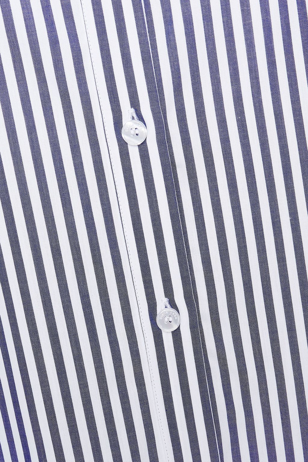 STELLA JEAN Striped cotton-poplin shirt