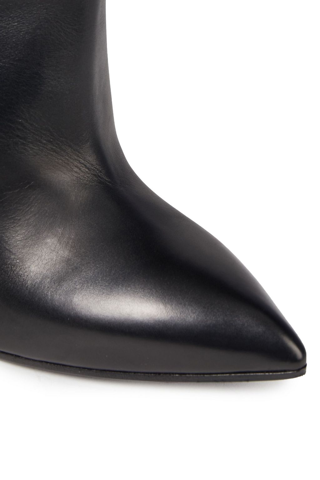 BALMAIN Overknees aus Leder