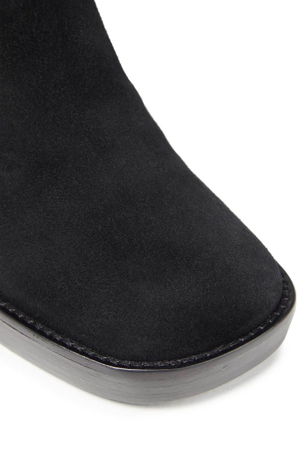 Black Ellen suede ankle boots | BY FAR 