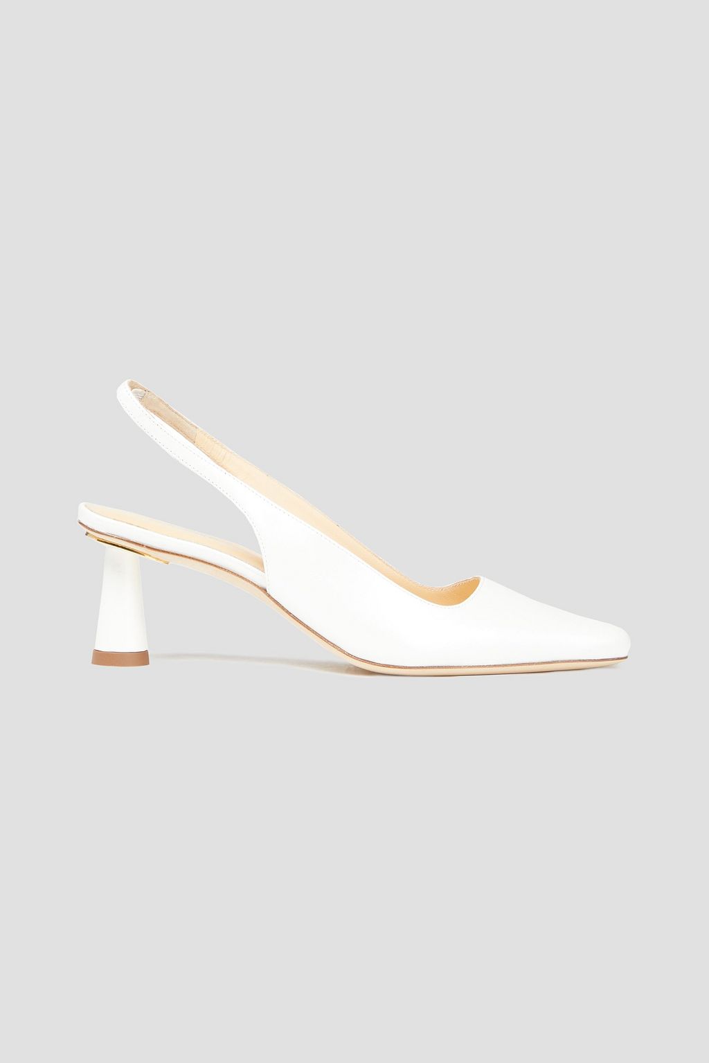 sling back white shoes