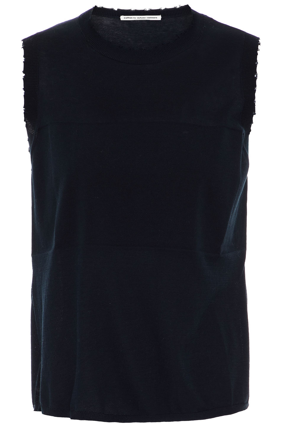 Distressed cotton top