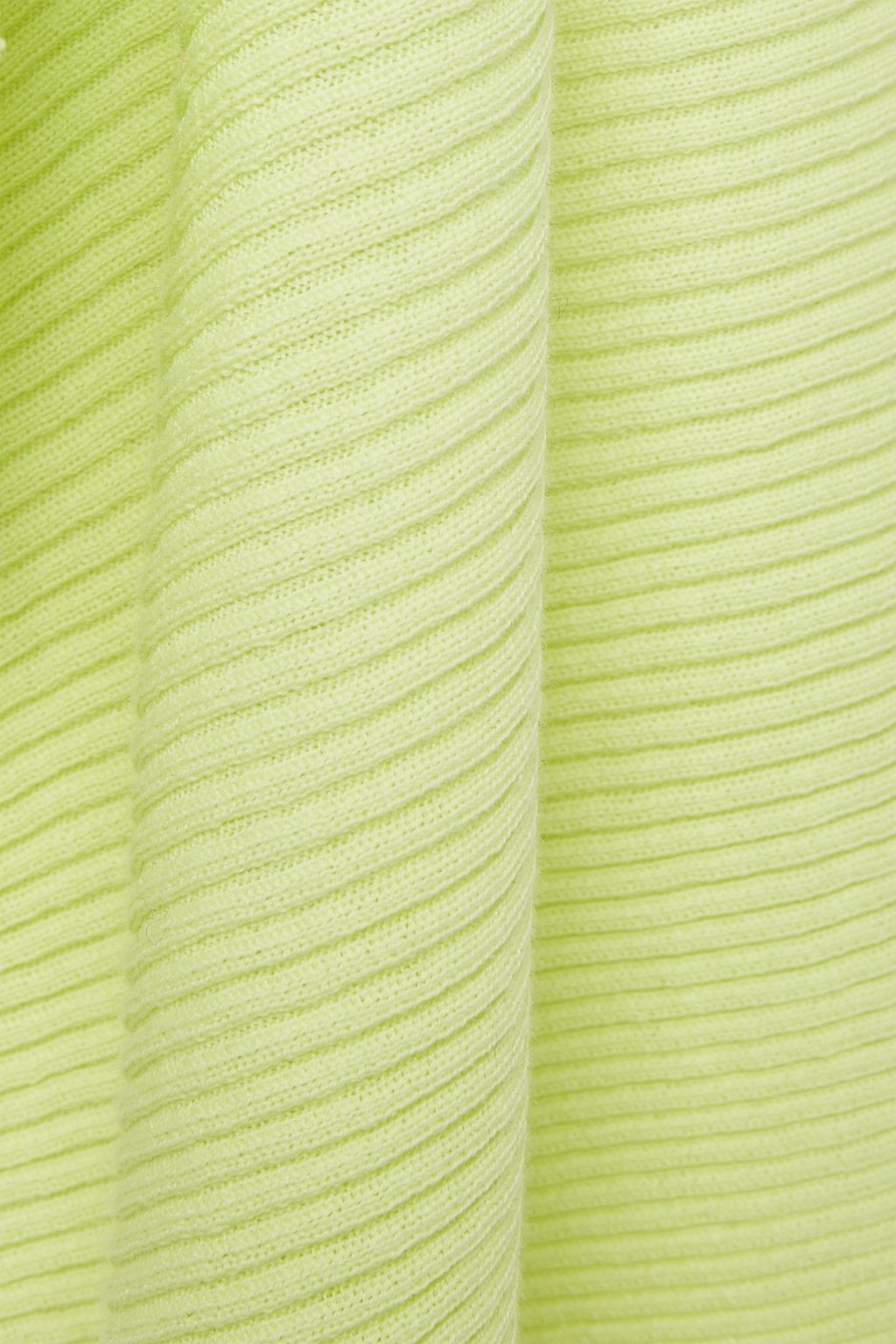 COTTON BY AUTUMN CASHMERE Draped ribbed cotton cardigan
