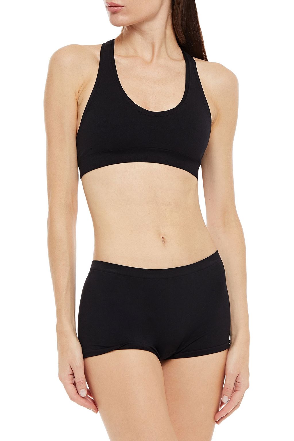 COMMANDO Stretch-jersey sports bra