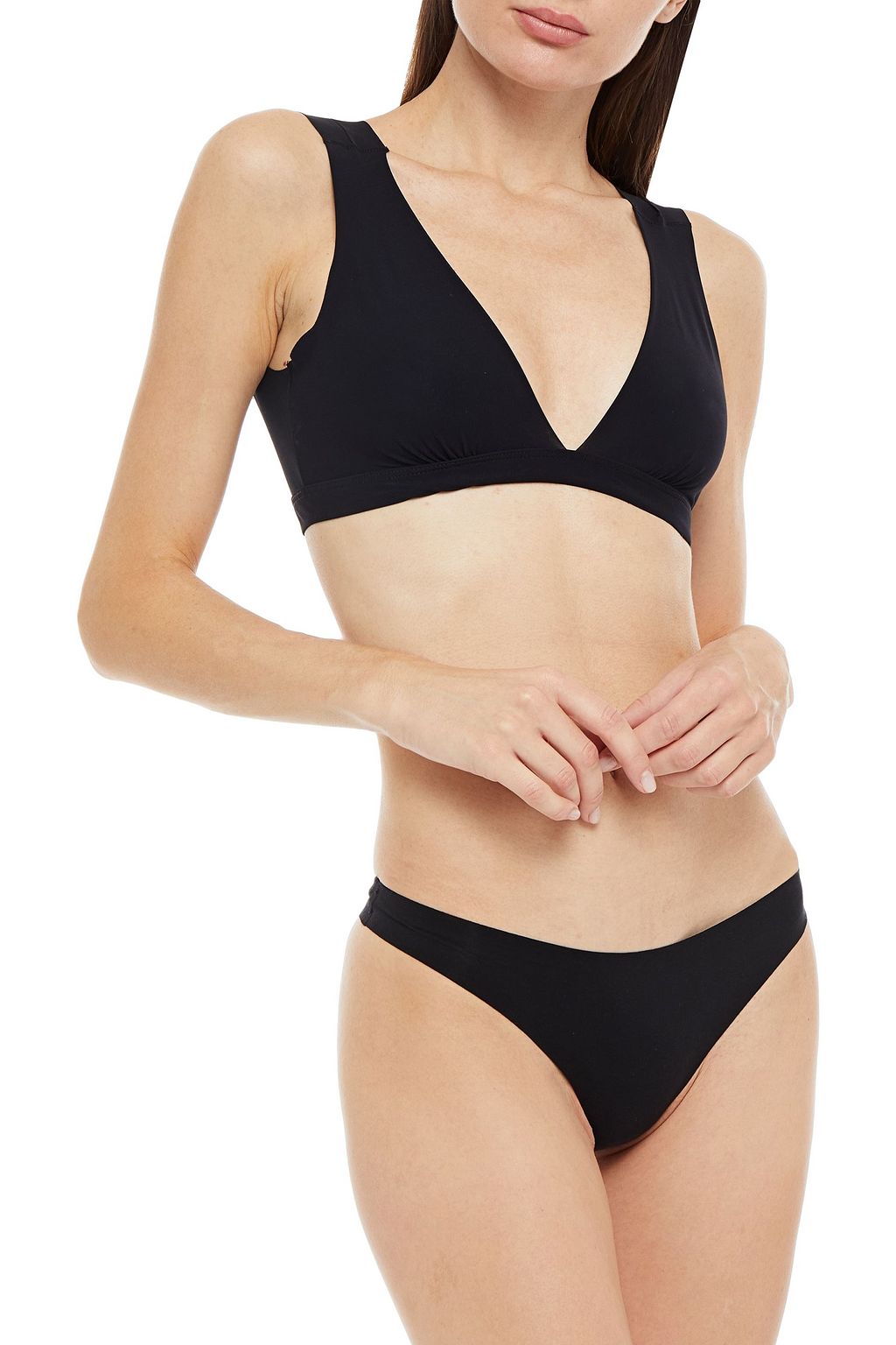 COMMANDO Stretch-jersey bralette
