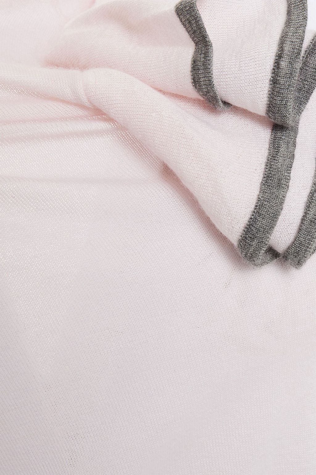 AUTUMN CASHMERE Ruffled cashmere top