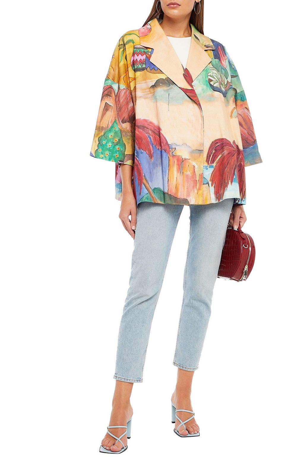 STELLA JEAN Printed cotton-blend canvas jacket