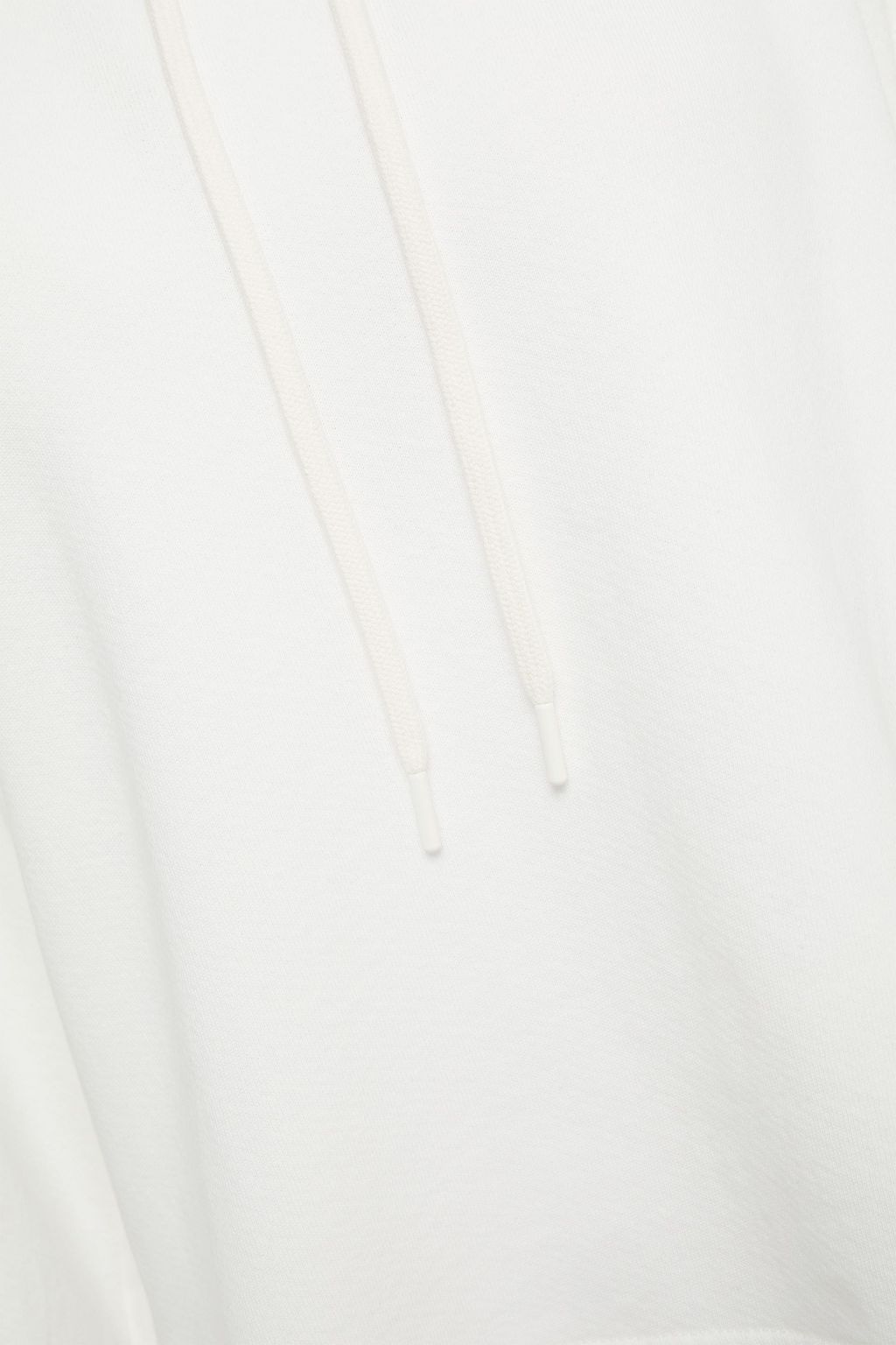 ALICE + OLIVIA Elaine cutout draped French cotton-blend terry hoodie