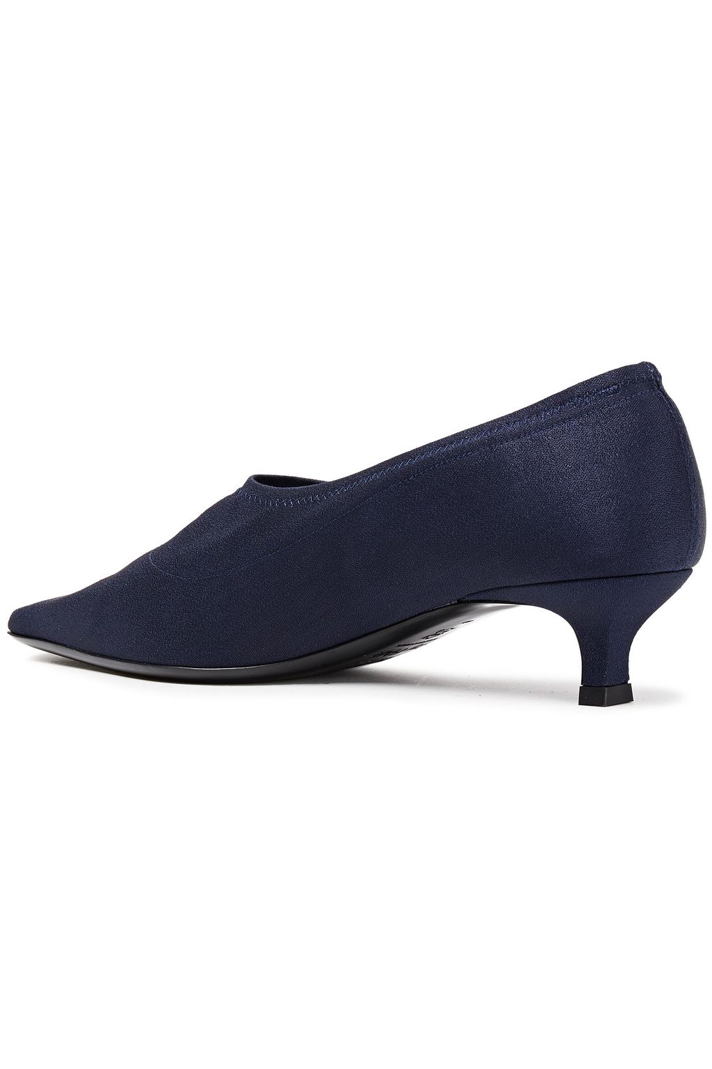 BY FAR Harper stretch-crepe pumps