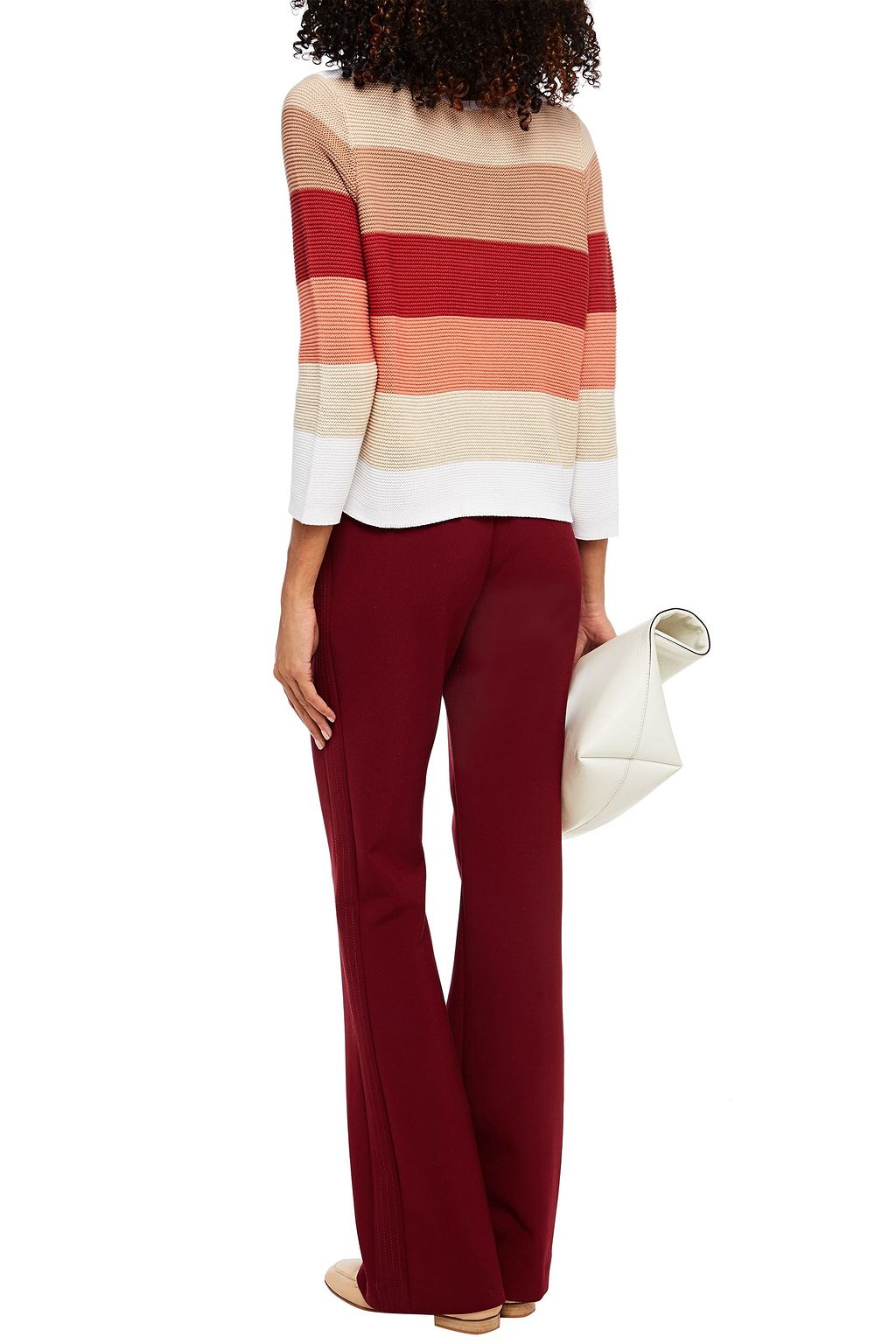 COTTON BY AUTUMN CASHMERE Striped cotton sweater