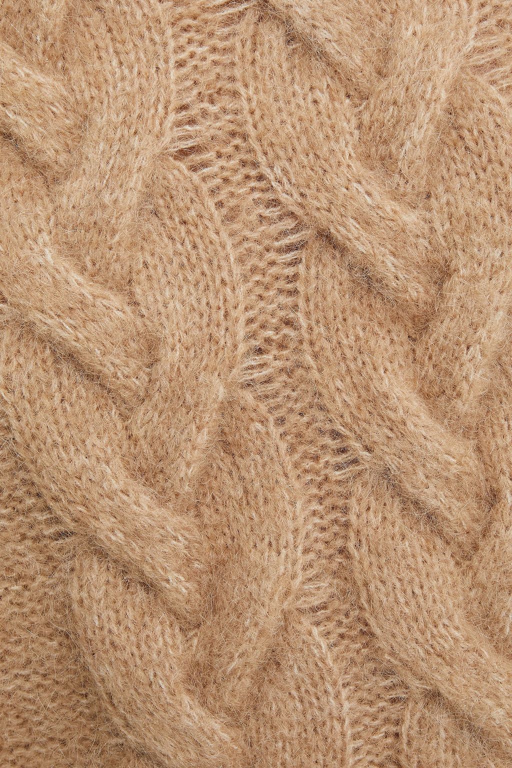 LVIR Cable-knit turtleneck sweater