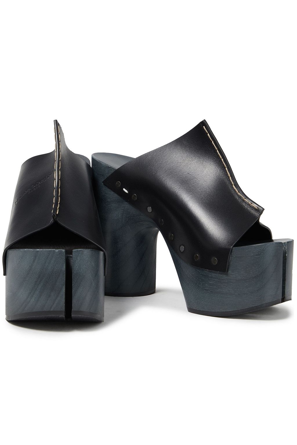 MAISON MARGIELA Tabi split-toe leather platform mules