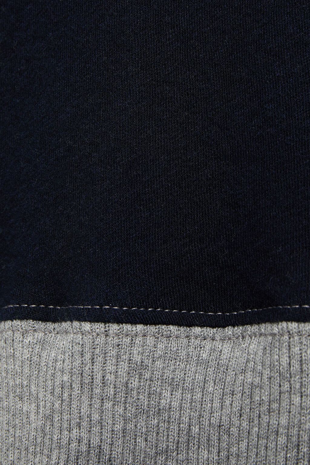 ENZA COSTA Tie-dyed French Tencel, silk and cashmere-blend sweatshirt