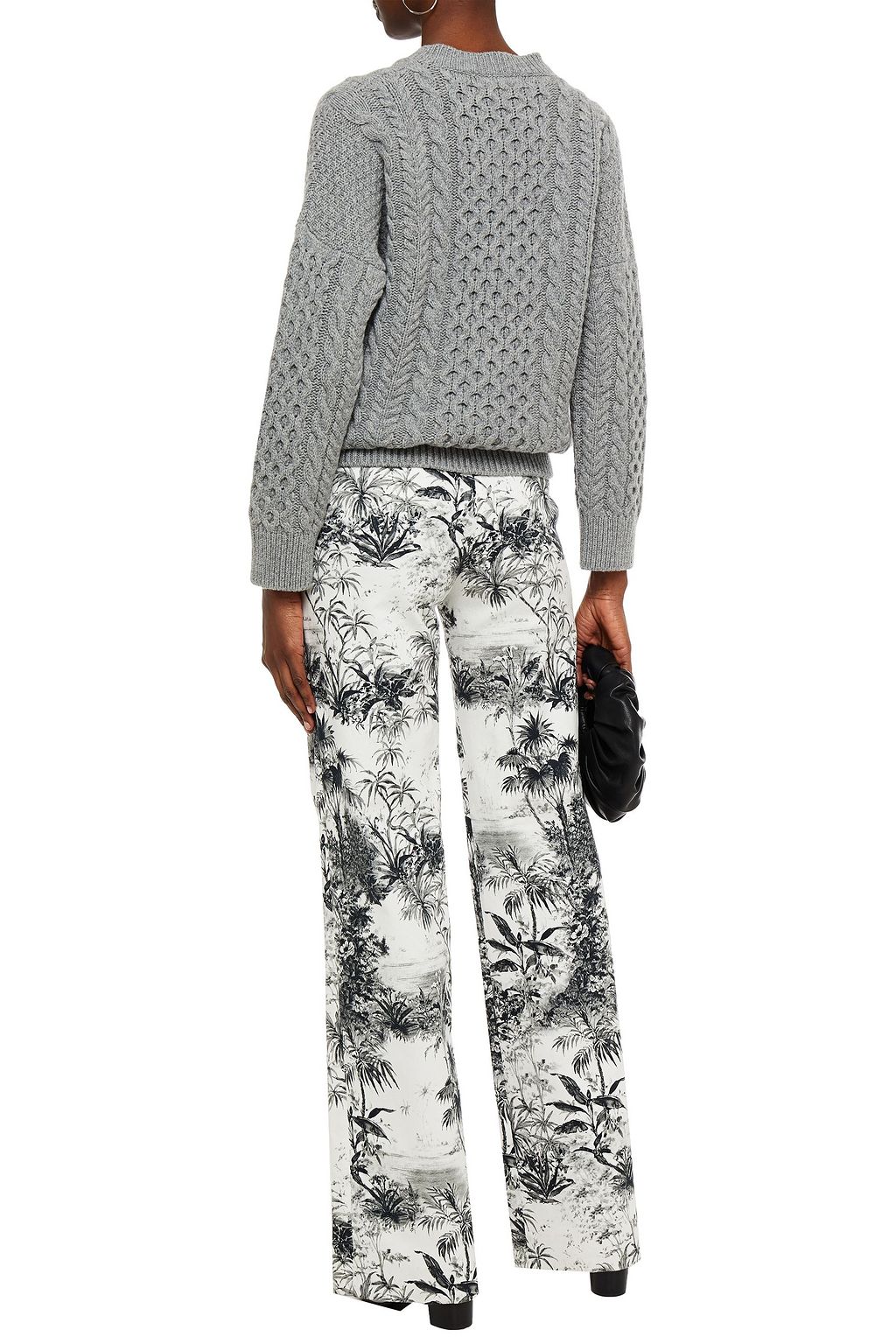 &DAUGHTER Ina mélange cable-knit wool sweater