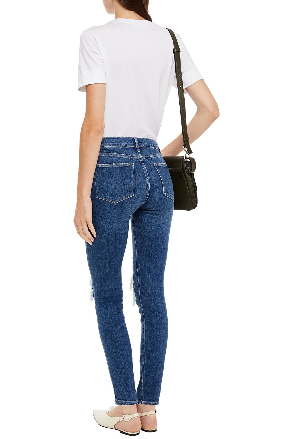 FRAME Le High Skinny high-rise skinny jeans