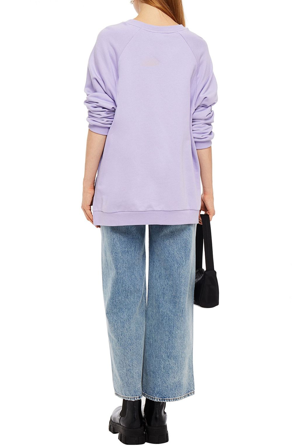 ÊTRE CÉCILE Embroidered French cotton-terry sweatshirt