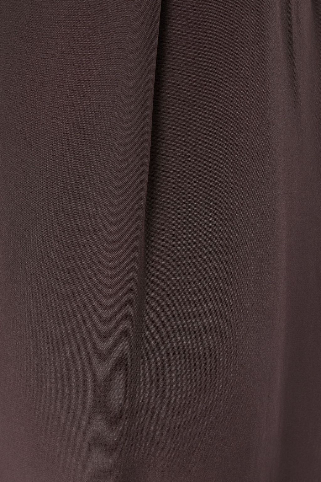 BONDI BORN Silk-blend crepe de chine wide-leg pants