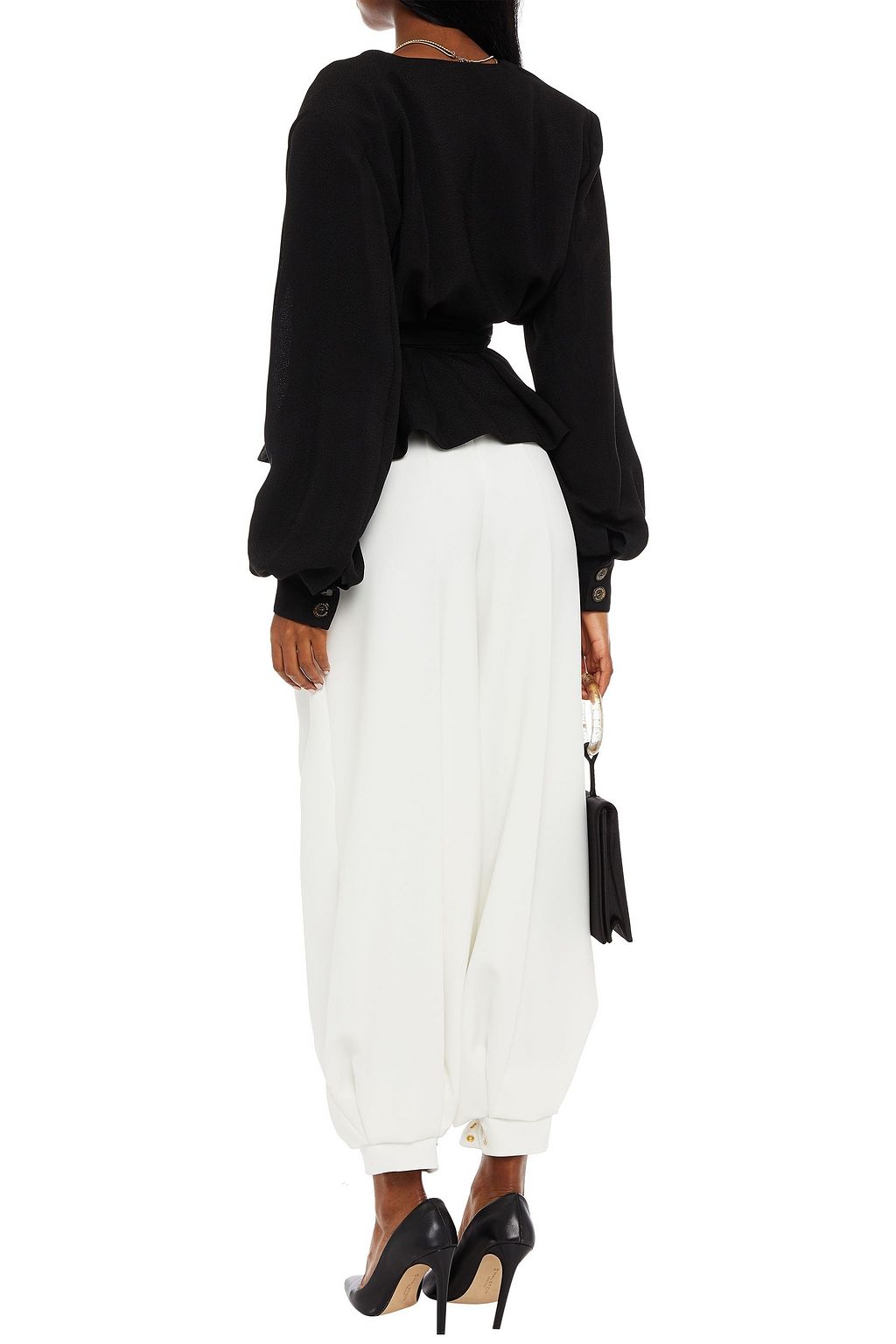 ALEXANDRE VAUTHIER Pleated crepe jacket