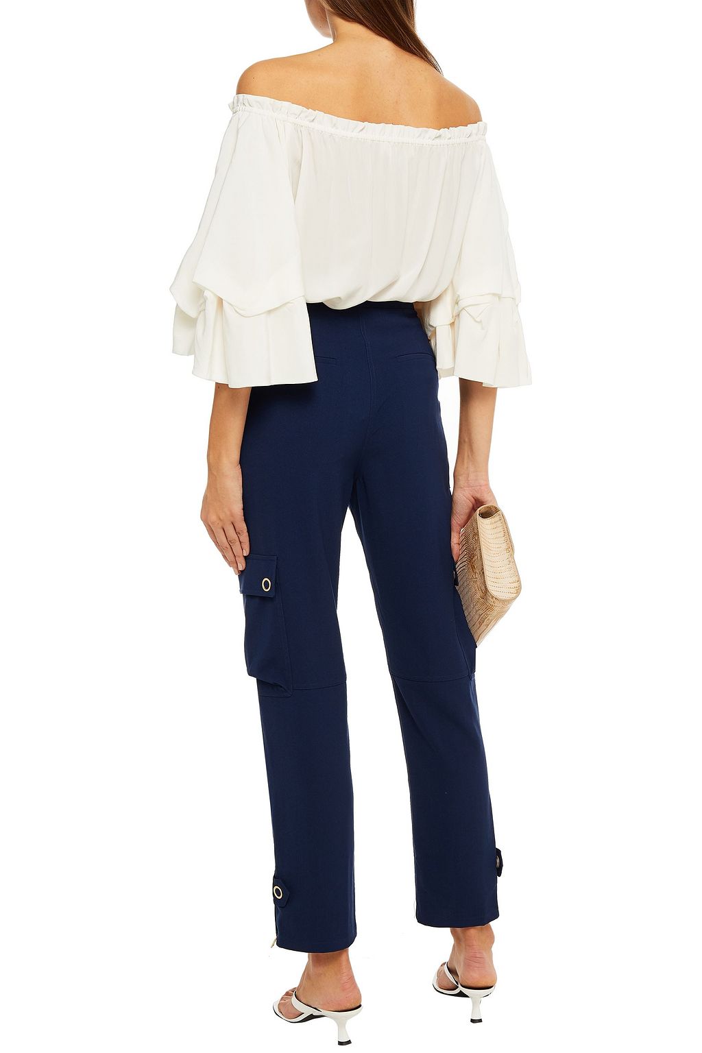 SIMKHAI Piqué tapered pants