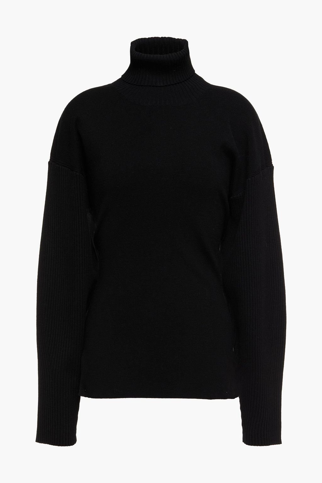 Black Knitted turtleneck sweater 