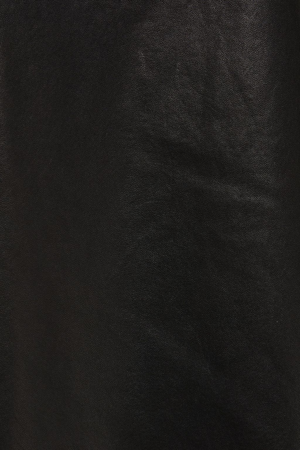 MAJESTIC FILATURES Leather-paneled cotton-jersey tank
