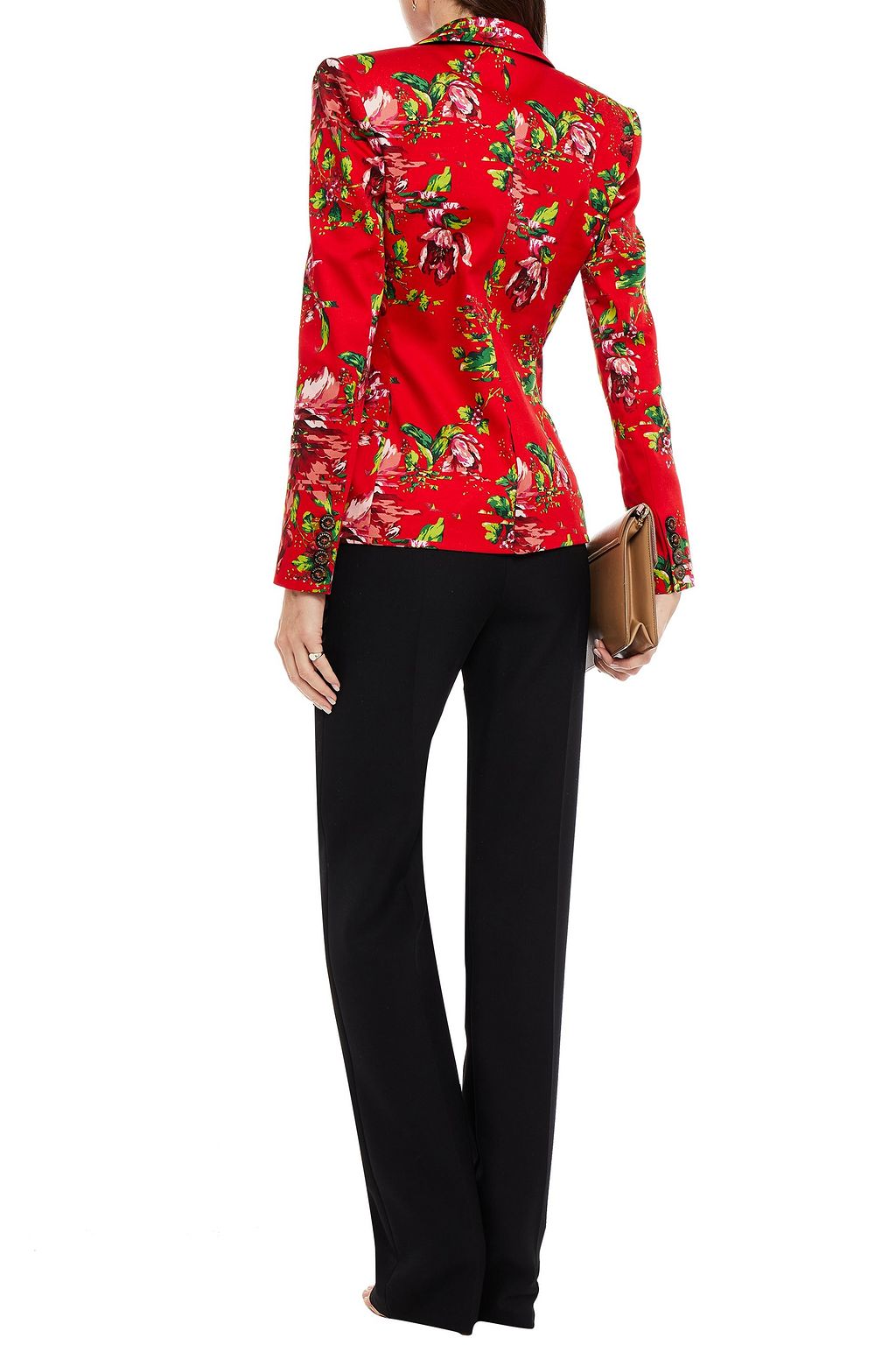 ALEXANDRE VAUTHIER Floral-print cotton-blend blazer
