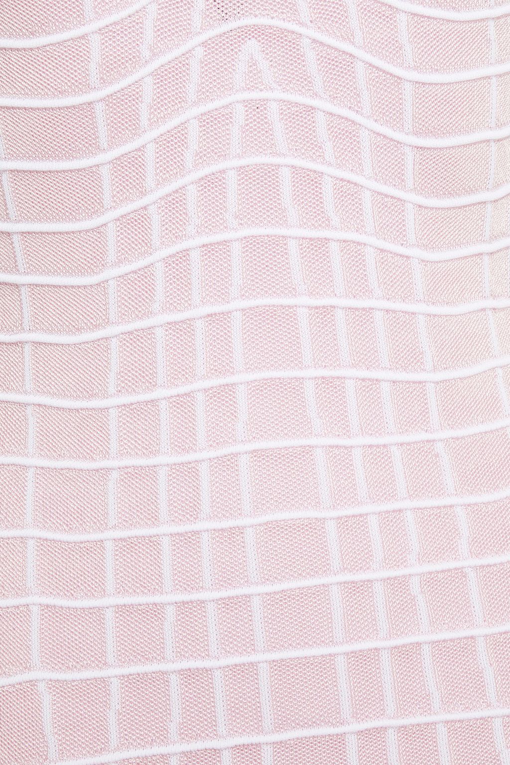 BALMAIN Jacquard-knit mini dress
