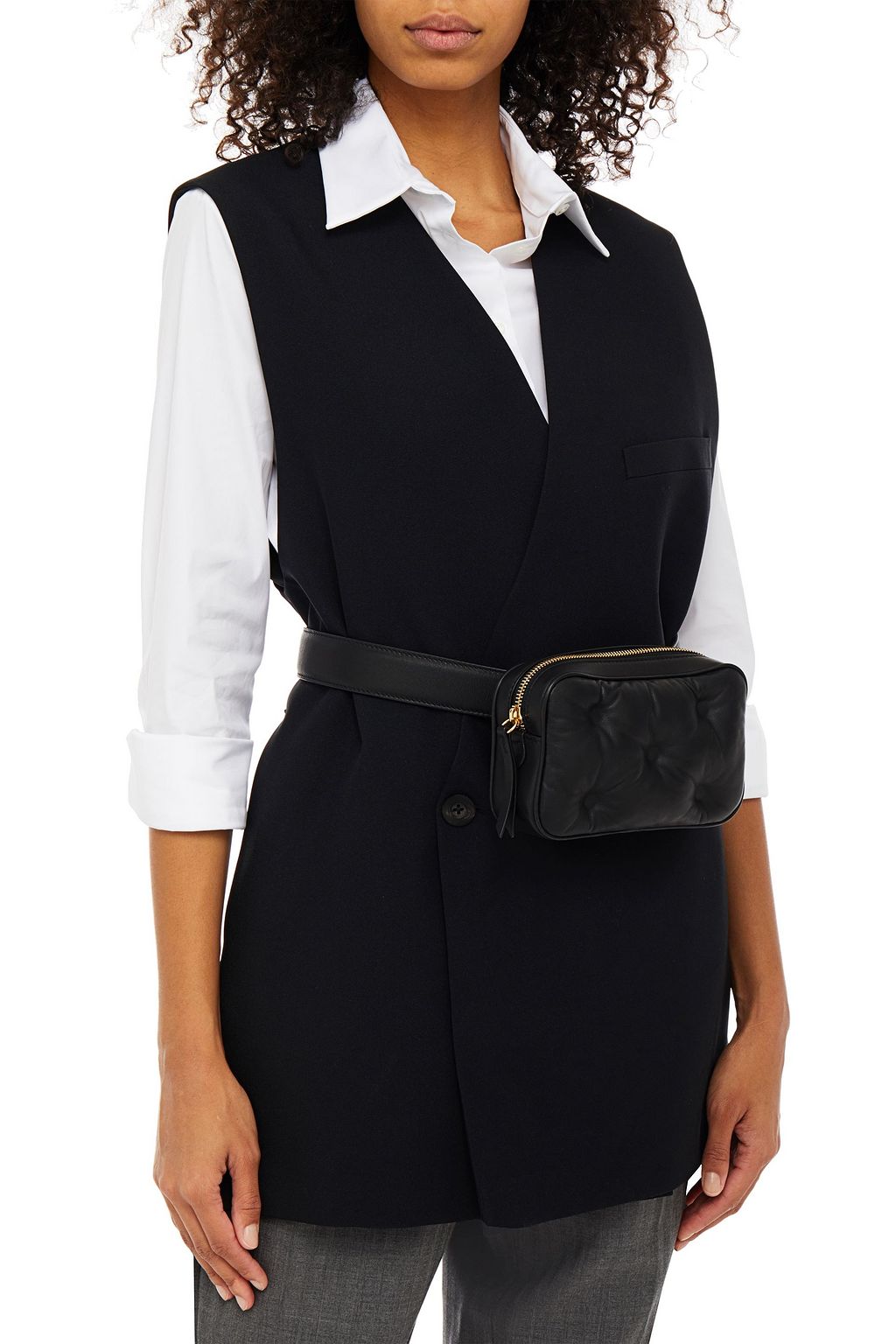 MAISON MARGIELA Glam Slam mini quilted leather belt bag