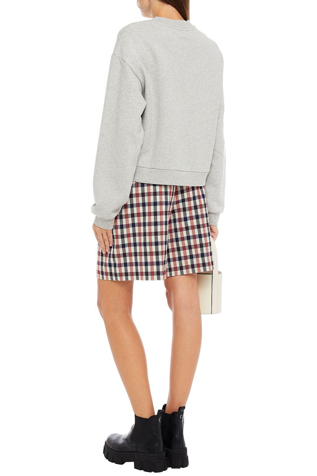 ÊTRE CÉCILE Frenchie Classic printed French cotton-terry sweatshirt