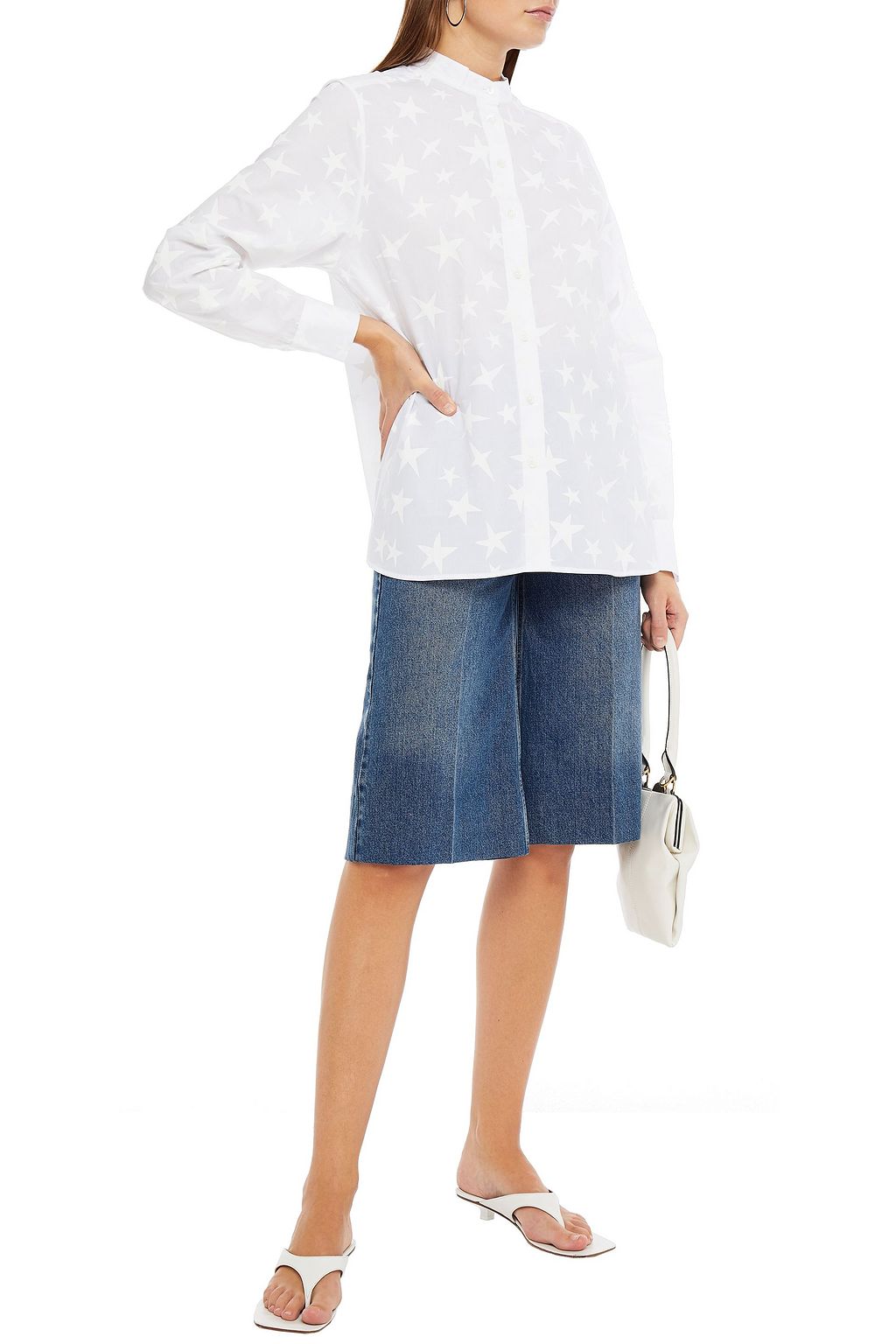 ÊTRE CÉCILE Cotton-poplin shirt