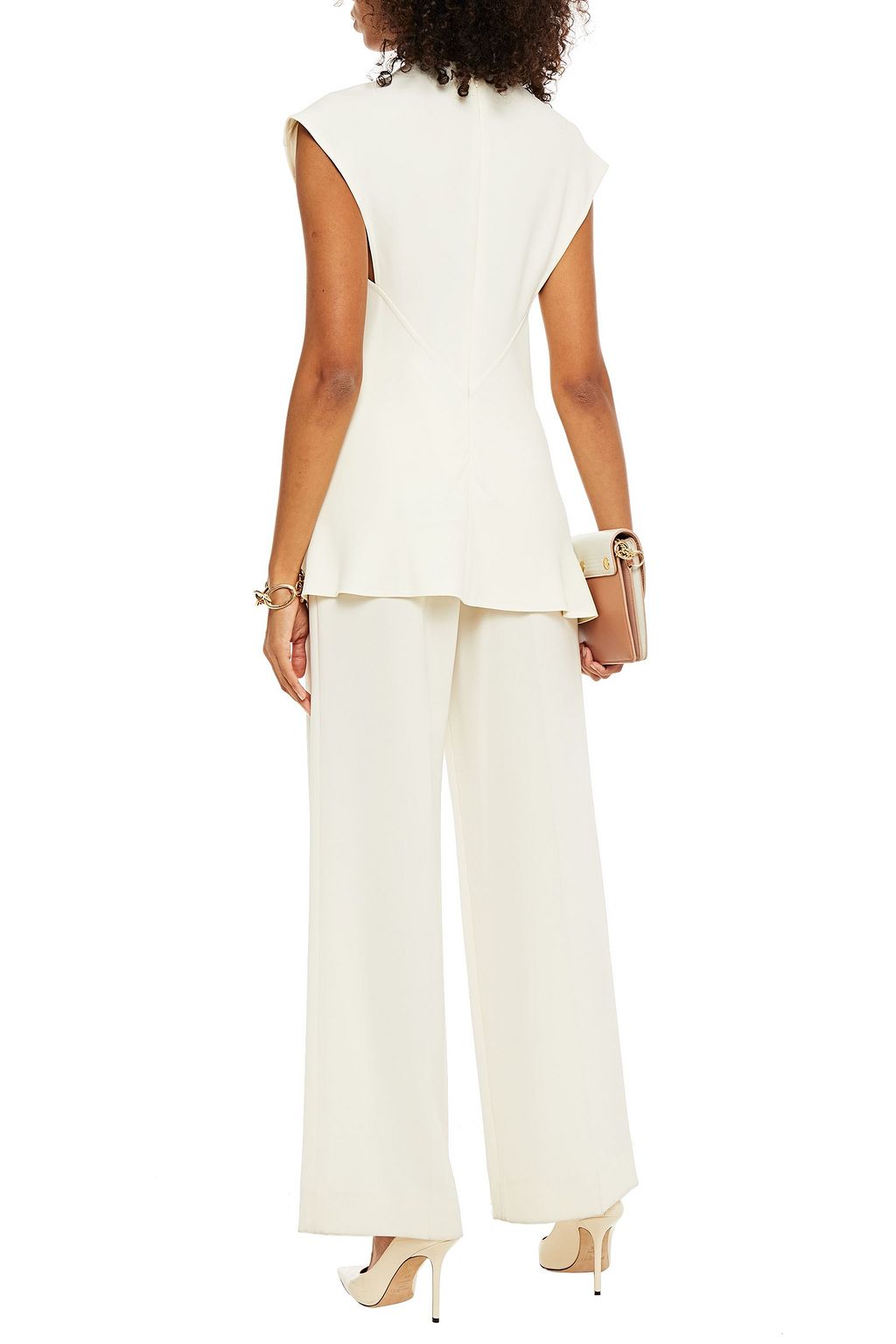 VICTORIA BECKHAM Draped crepe top