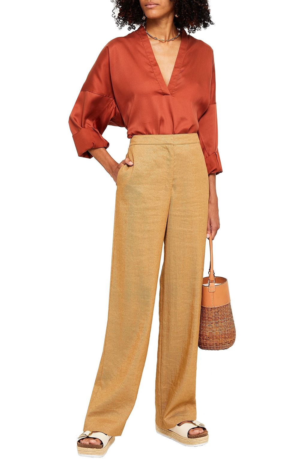 BONDI BORN Twill blouse