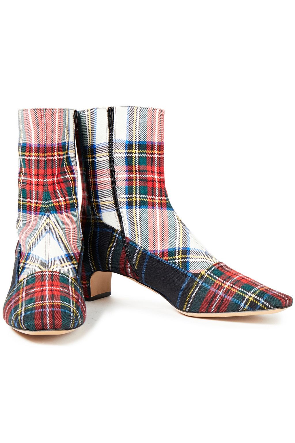 MAISON MARGIELA Checked twill ankle boots