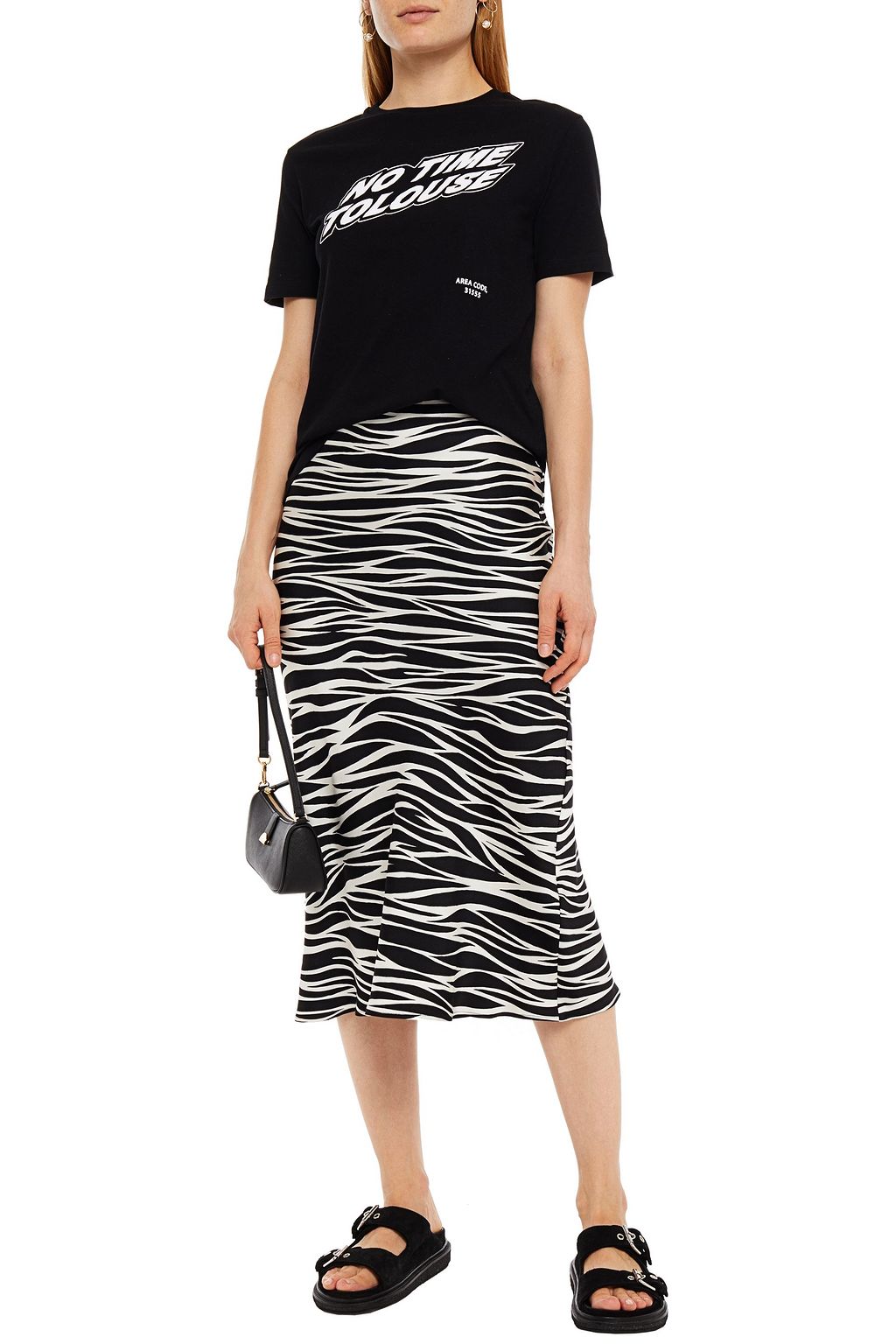 ÊTRE CÉCILE Printed cotton-jersey T-shirt